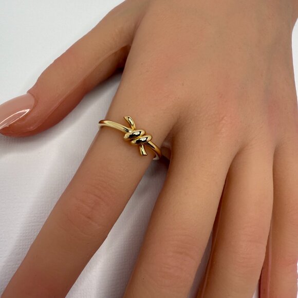 Knot RIng Sz 7.5 (15) - Picture 7 of 10